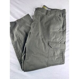Lee Cargo Pants Mens 40x32 Olive Green Excellent Extreme Comfort MVP 104272131